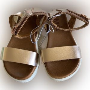 Mia Girl Toddler Rose Gold Sandals NWOT